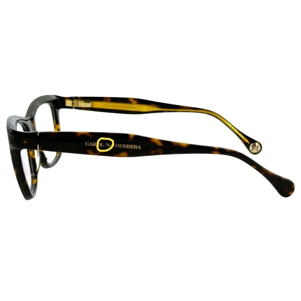 Carolina Herrera CH0016 Womens Plastic Eyeglass Frame 086 Havana 52-16